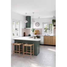 Hadfair 298 x 600mm Silver Terrazzo Look Porcelain Tile